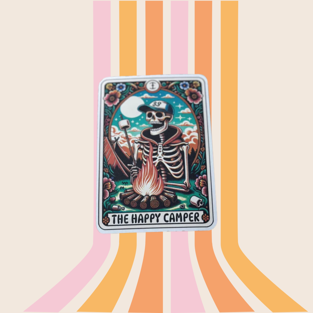 The Happy Camper Tarot Card Freshie