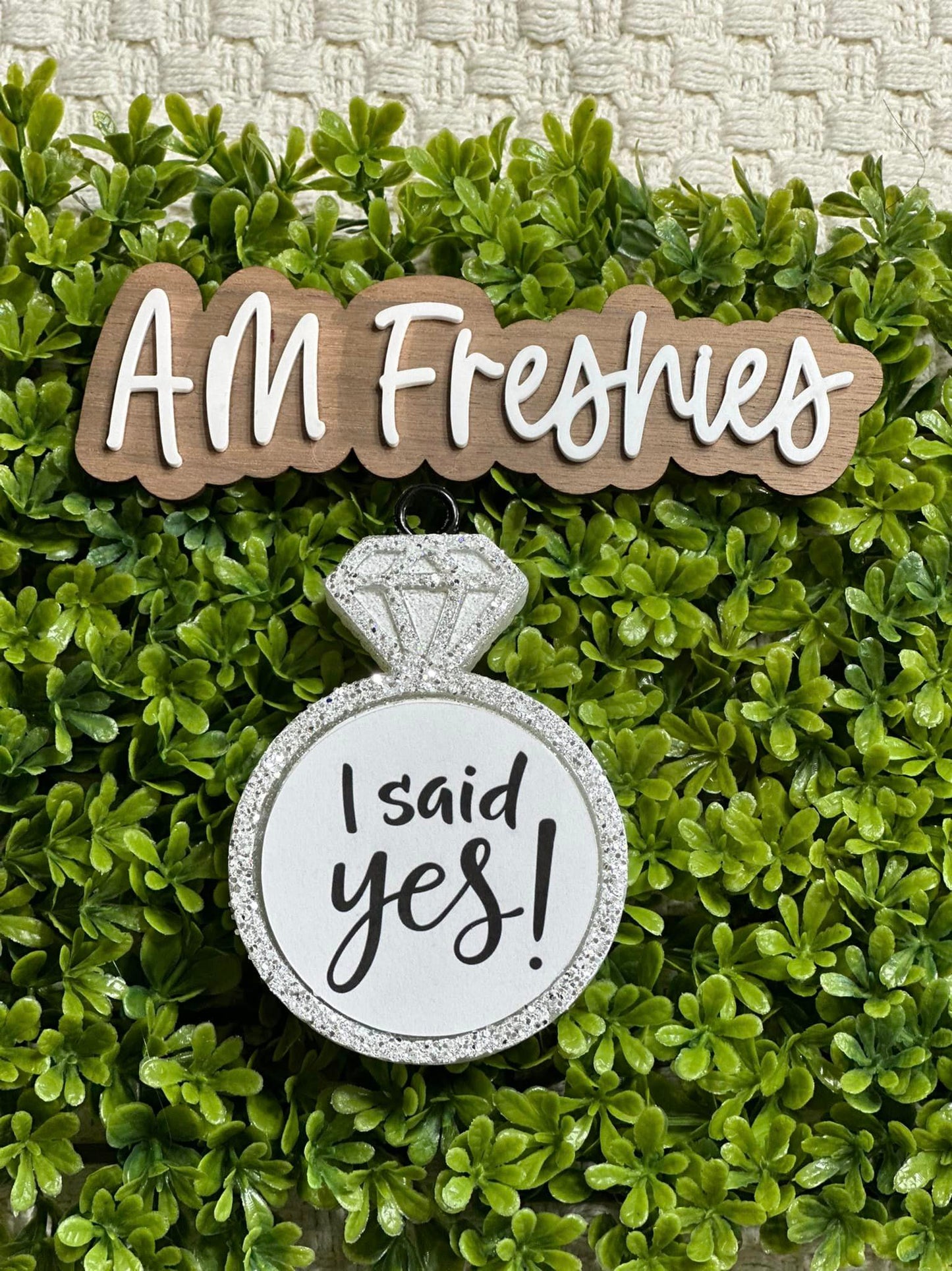 I said yes! Ring shaped freshie