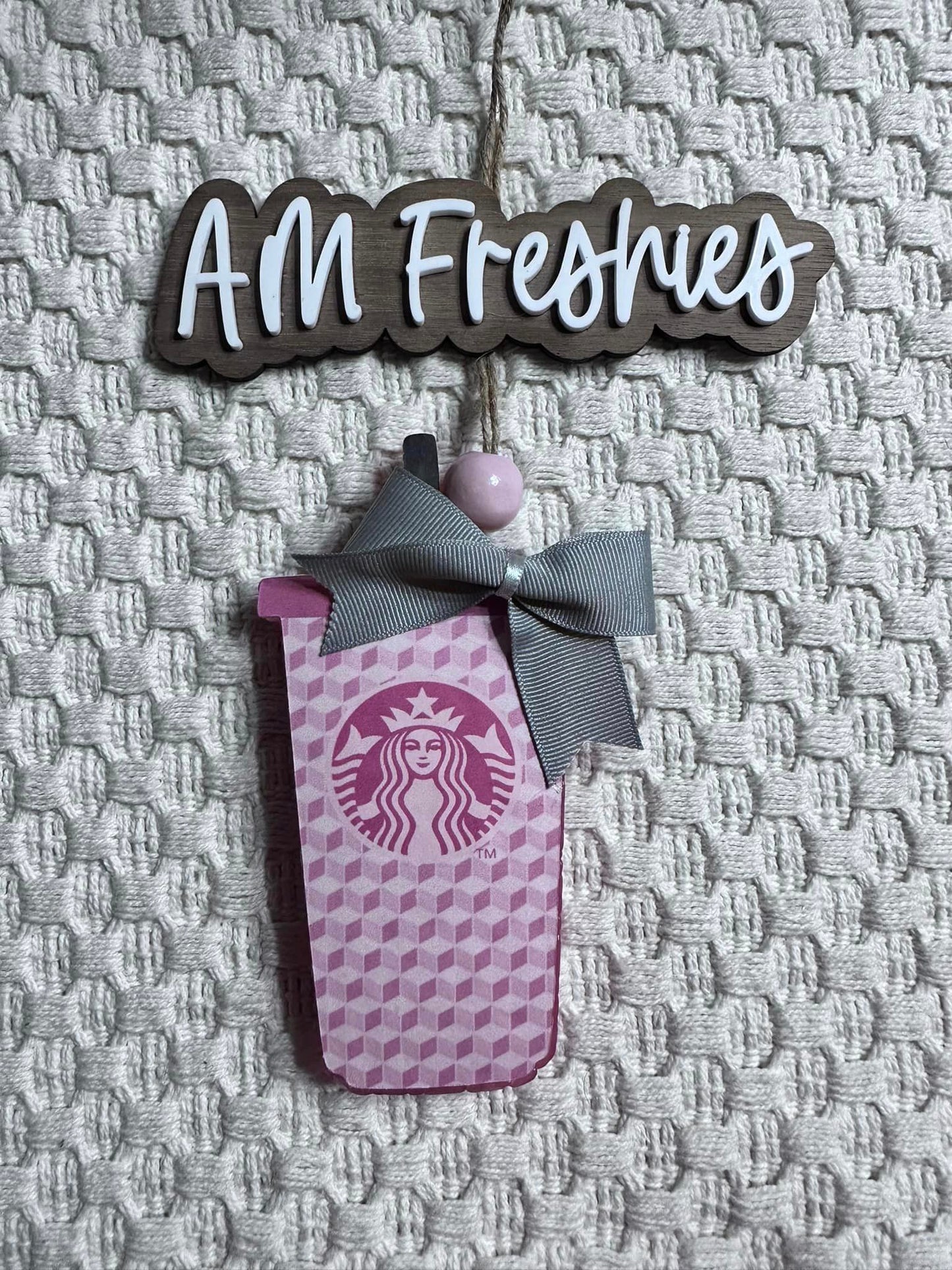 Pink Tumbler Freshie