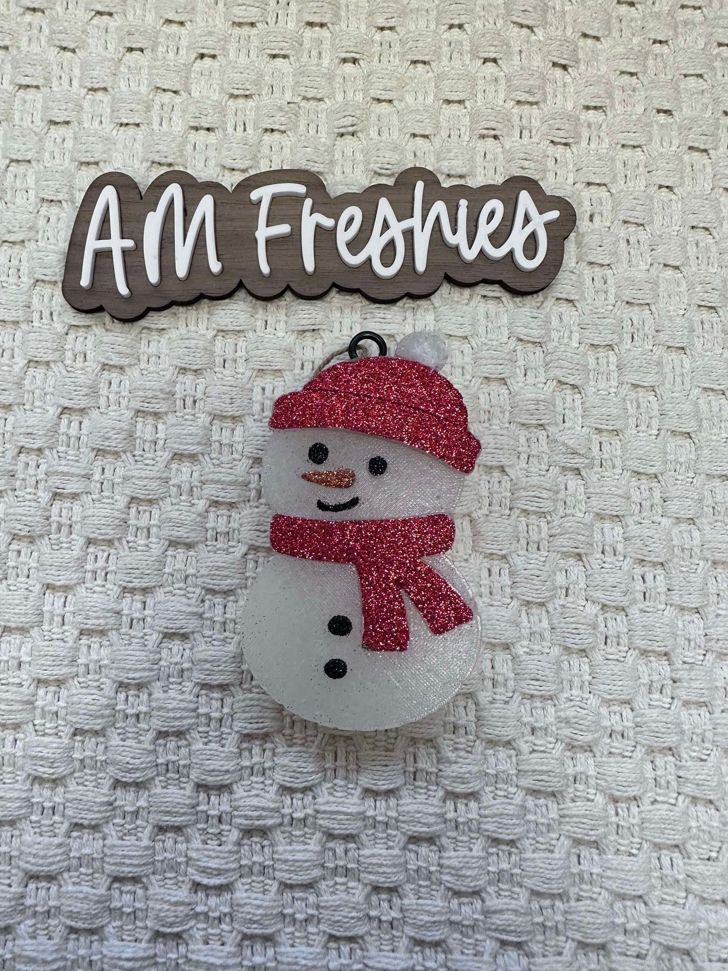 Snowman Freshie