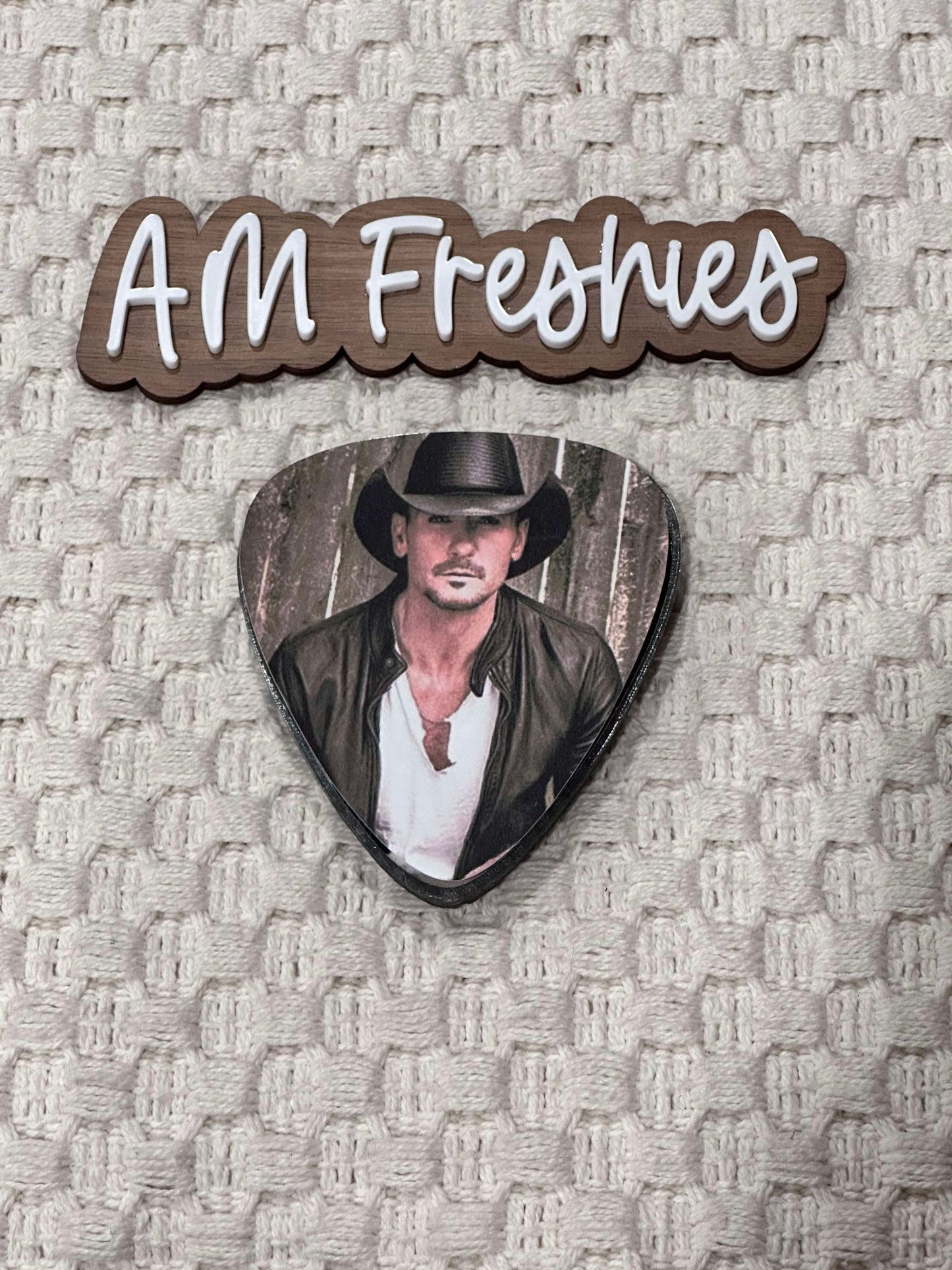 Country Guitar Pick Freshies