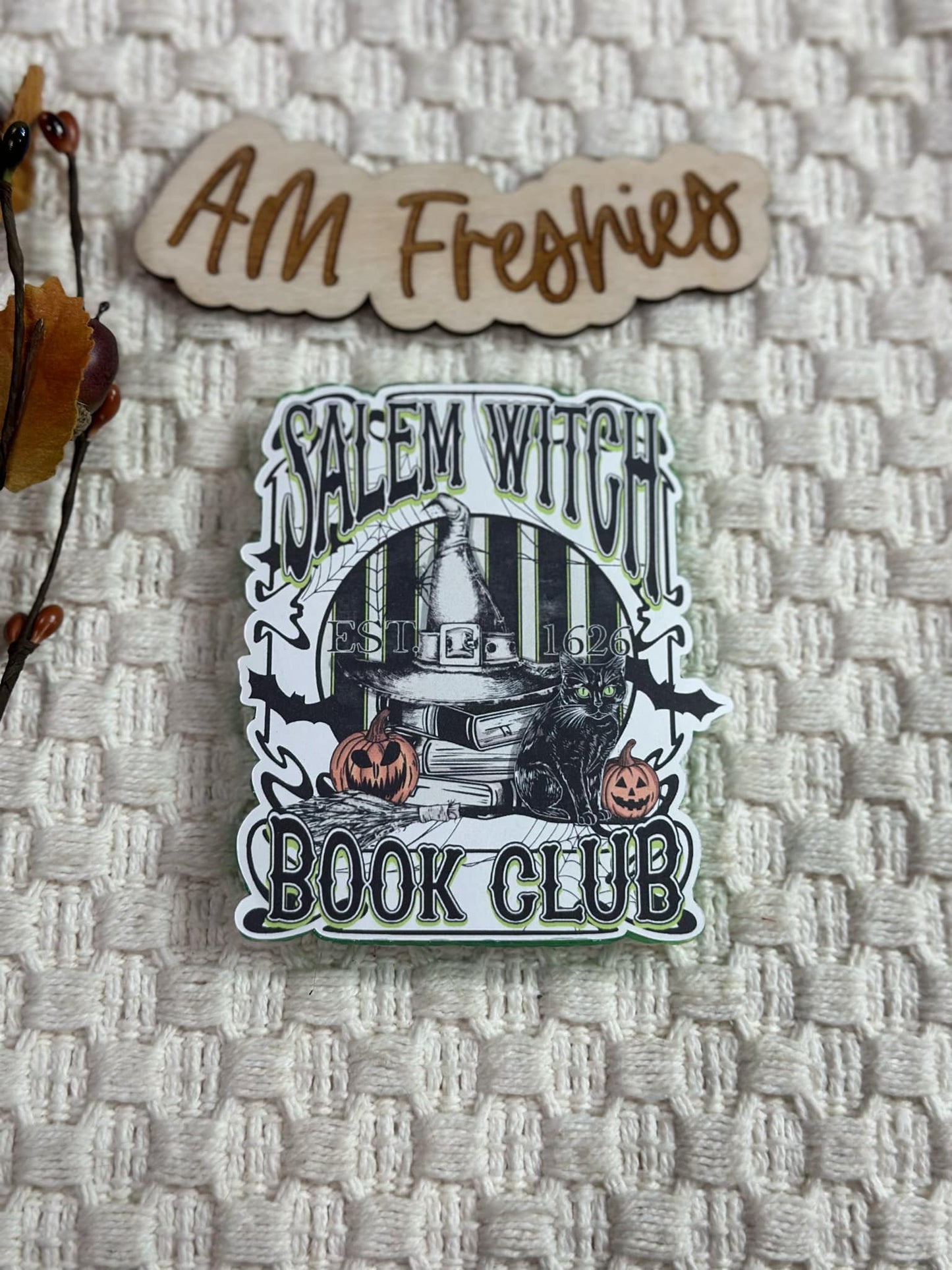 Salem Witch Book Club Freshie